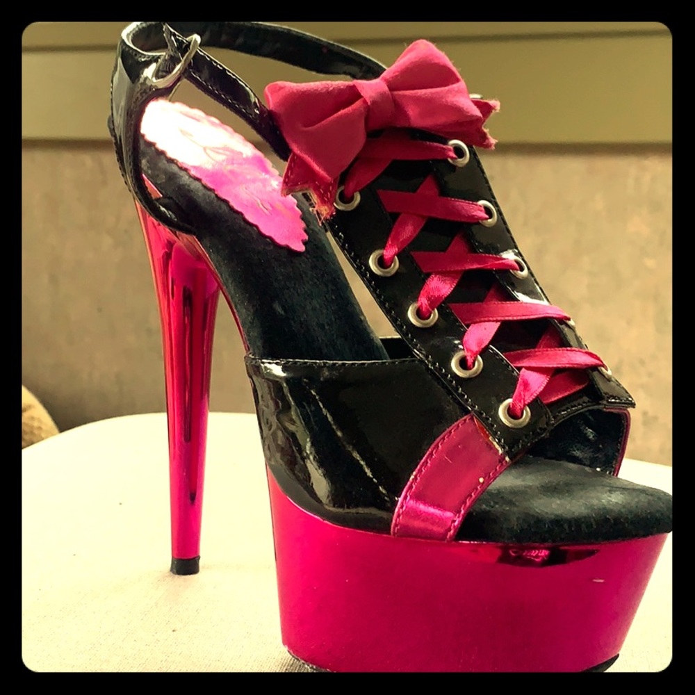 Open toe heels